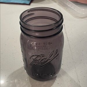 Ball Purple Glass Mason Jar